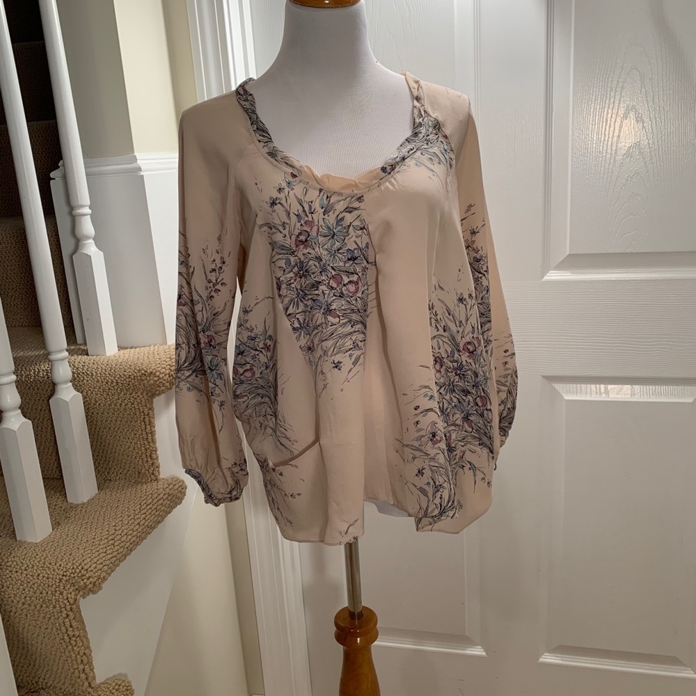 NWT, Rebecca Taylor silk top.